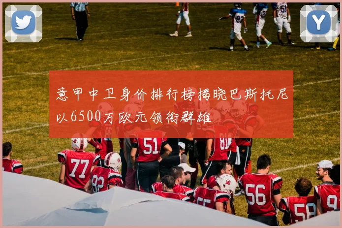 意甲中卫身价排行榜揭晓巴斯托尼以6500万欧元领衔群雄